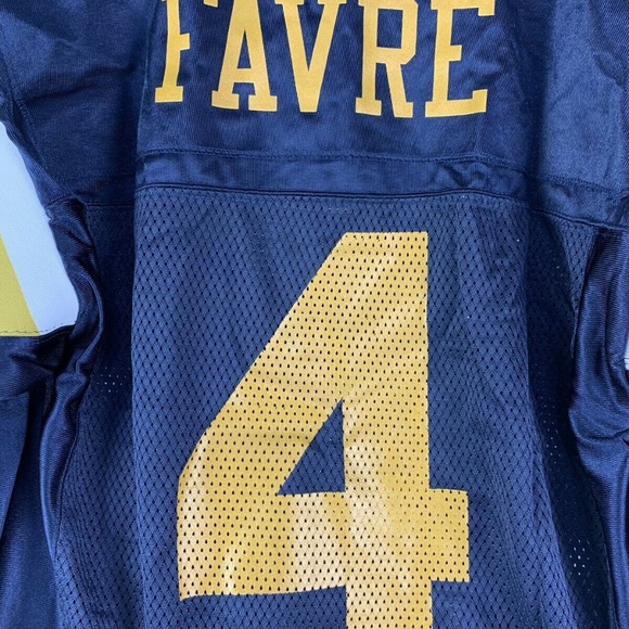 Reebok BRETT FAVRE No. 4 NEW YORK JETS (TITANS) - Picture 3 of 8